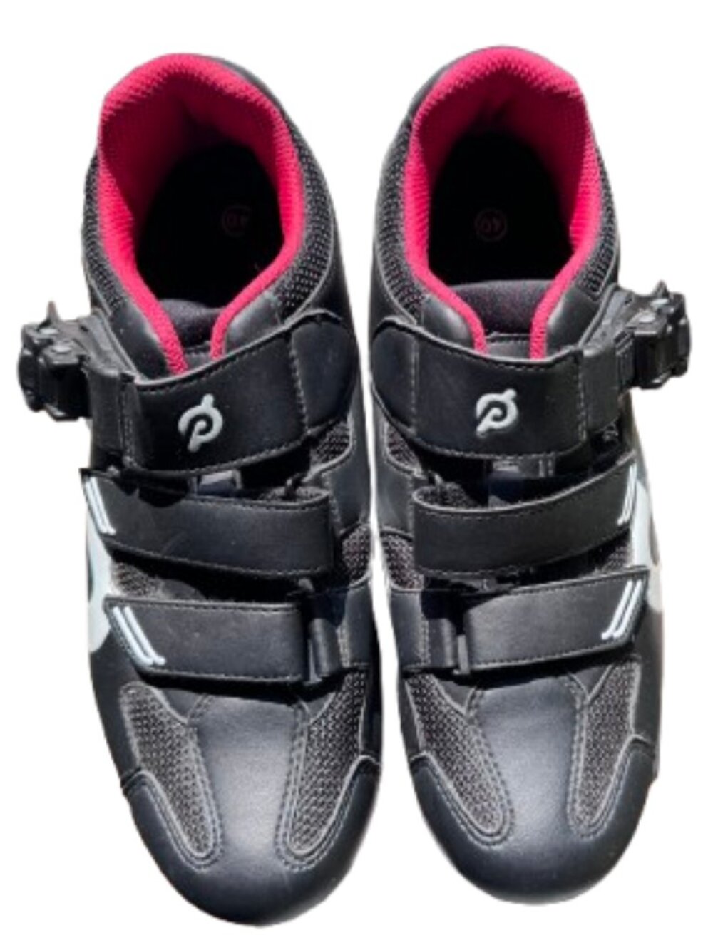Peloton Black Pink Indoor Spin Bike Cycling Shoes Size 40 (Women's ~9)